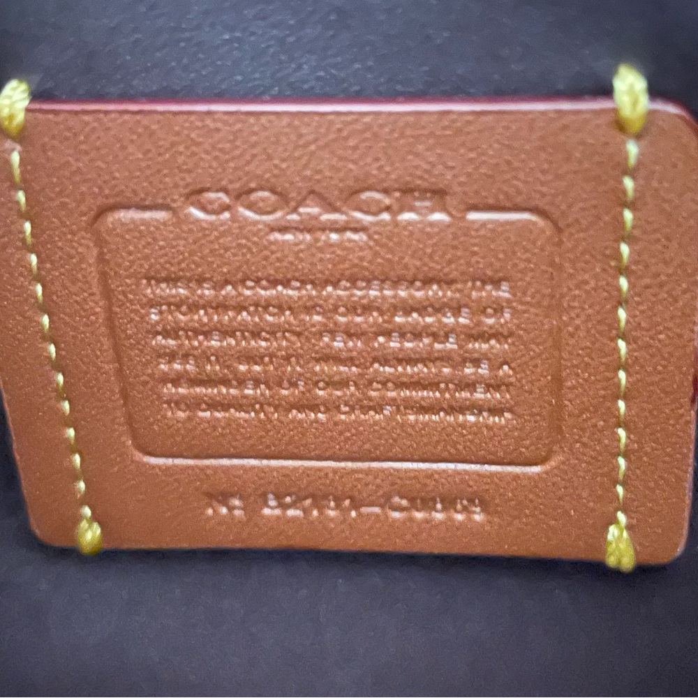Coach “Tabby” Leather Clutch Bag with Chain Strap - Picture 8 of 8